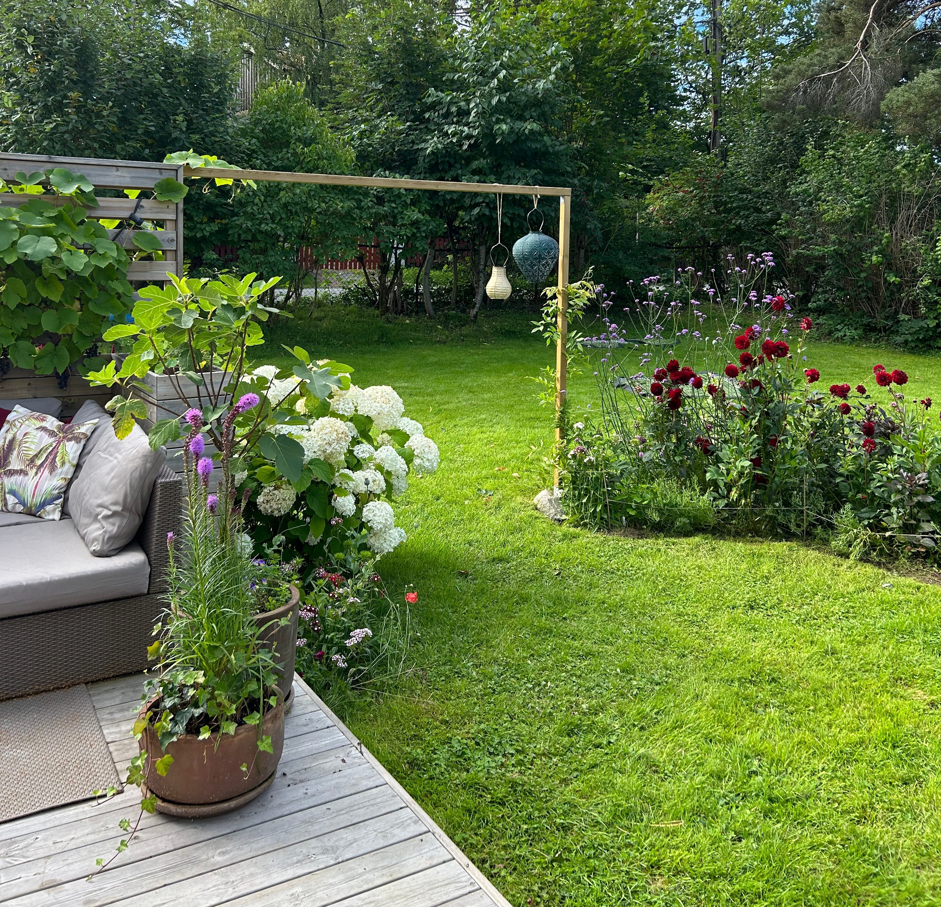 Hagen og terrassen